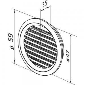 Решетка Zernberg 10244001 