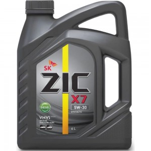 Масло (синтетическое; X7 5w30; Diesel; SL/CF; 6 л; A3/B3, A3/B4) для легковых авто ZIC 172610