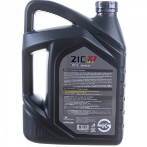 Масло (синтетическое; X7 LS; 5w30; SN/CF; 6 л; С3) для легковых авто ZIC 172619