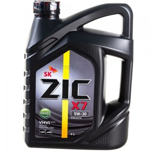 Масло синтетическое (X7; 5w30 Diesel; SL/CF; 4 л) для легковых авто ZIC 162610
