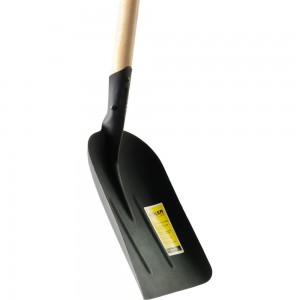 Большая совковая лопата с деревянным черенком и ручкой ZINLER 960 мм Z1.5H3G