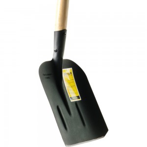 Совковая песочная лопата с деревянным черенком и ручкой ZINLER тип 2, 960 мм Z1.4H3G