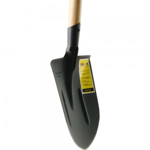 Универсальная штыковая лопата с деревянным черенком и ручкой ZINLER 960 мм Z1.2H3G