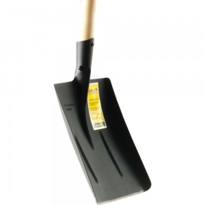 Совковая песочная лопата с деревянным черенком и ручкой ZINLER тип 1, 740 мм Z1.1H2G