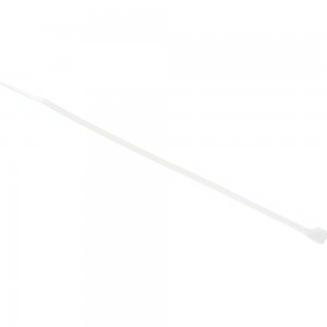 Стяжка для кабеля ZOLDER 200х4,8 мм нейлон, белая, 100 шт. HTA-4,8х200/100Б