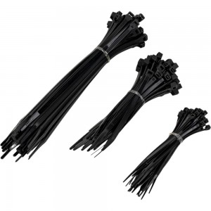 Стяжка для кабеля ZOLDER МИКС 2,5х100мм/4,8х120мм/4,8х200мм, 50/50/50шт. D7-150Ч