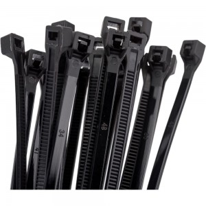 Стяжка для кабеля ZOLDER 300х3,6 мм нейлон, черная, 100 шт. HTA-3,6х300/100Ч