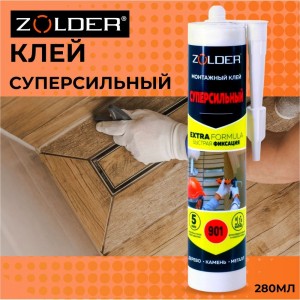 Монтажный клей сверхпрочный ZOLDER ZN-901 450 г ЭК000123253