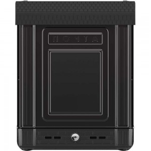 Почтовый ящик ЗПИ Альтернатива с замком, темно-серый М8633