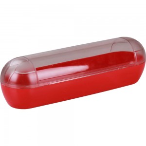 Контейнер для колбасных изделий ЗПИ «Альтернатива» 250x70x70 мм, прозрачно-красный М5025
