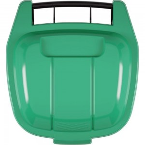 Бак ЗПИ «Альтернатива» для мусора 65л на колесахчерно-зеленый М4663