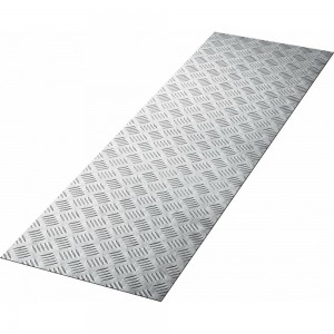 Алюминиевый рифленый лист ЗУБР квинтет, 300x1200x1.5 мм 53831